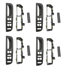 12Pcs Black Color for Bora 4 Interior Door Handle Lifter Bracket Base Caps 1J1 8671793B1 867 171 E 3B0867175