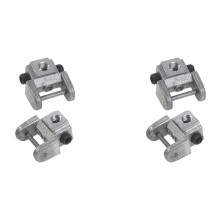 4st Rullsågbladshållare Konverteringssatser Pin-Less Adapter Metall Övre/Undre Bladhållare