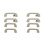 8Pcs Car Inner Roof Armrest Ceiling Pull Handle Door Safety Handle with Hook 74610-52020 for   Light Grey 1