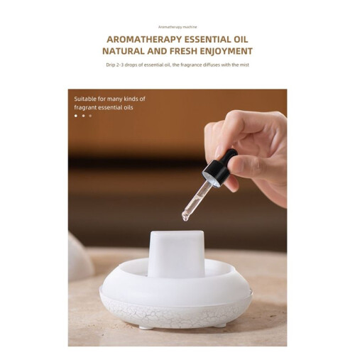 Flame Diffuser 130ml Bonfire Diffuser Colorful Flame Humidifier Small Essential Oil Diffuser for Room Office B 2