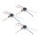 3 Pcs Ze-208S E89885 3 Speed 4 Wire Pull Chain  Ceiling Fan Light  Replacement Part,A 2