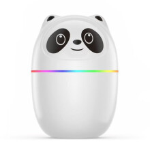 Pandas Air Humidifier Cute 220Ml Aroma Essential Oil Diffuser USB Fogger Mist Maker with Colorful Night Light