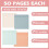24 Bible Highlighters,1200 Clear Sticky Notes,Morandi Colored Labels for Annotations, Student Aesthetics School Supplies 3