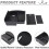 Center Console Organizer Armrest Storage Box Tray for  Q50 2013-2018 Interior Accessories 4