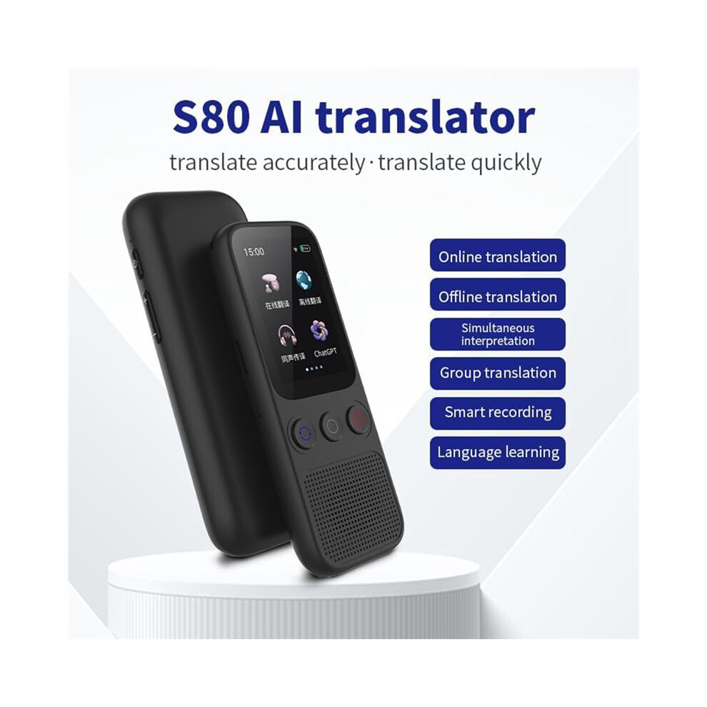 Language Translator Device, Instant Offline Language Translator Device Support 138 Languages, Voice Translator Offline 6032592097377