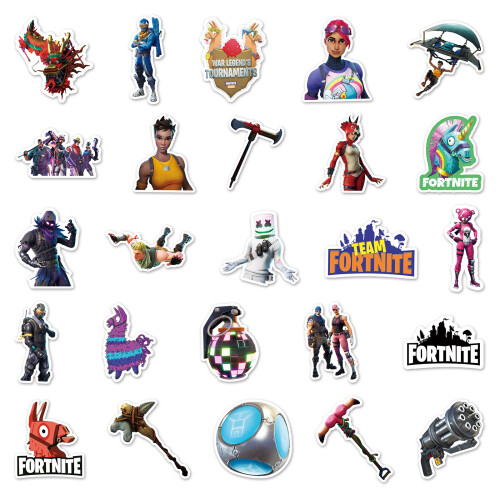 DIY Sticker Pack - 50 einzigartige Designs   Fortnite 1