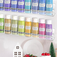 Caja Almacenamiento Pintura Transparente Montada en la Pared, Estante Pintura en Miniatura, Organizador Estante Pintura, Estante Almacenamiento