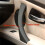 3set Car Right Interior Door Pull Handle with Cover Trim Replacement for  3 Series E90 E91 E92 2004-2012 Black 2