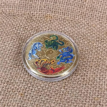 Forntida Mytiska Varelser Lucky Coin Lotterilott Scratcher Tool Lucky Charms Challenge Coin