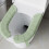 Langlebiger EVA Toilettensitzbezug mit Griff 12