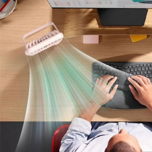 Desktop Small Fan Multi-Power Office Thin and Charging Model Foldable Brushless Portable 2