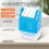 2PCS Dashed Handwriting Lines Roller Stamp, Self-Inking Practice  Roller Stamp with 3 Refills, 2