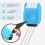 2PCS Dashed Handwriting Lines Roller Stamp, Self-Inking Practice  Roller Stamp with 3 Refills, 3