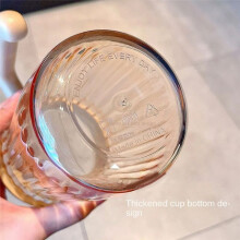 Eenvoudige, Handige Plastic Beker met Grote Capaciteit, Meisje, Kantoormok, Handvat, Rietje, Waterbeker, Paar Drinkbeker, Zwart