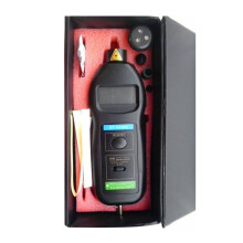 DT2236C Speed Detector Meter Laser Tachometer DT 2236C LED Digital Optical Contact Tachometer Detector Meter