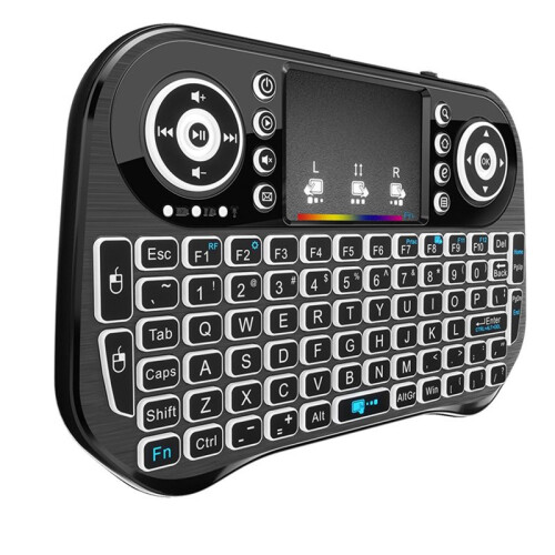I10 Flying Air Mouse  Keyboard Remote Control 2.4G  Backlight Infrared Learning Tool for Android TV BOX 1