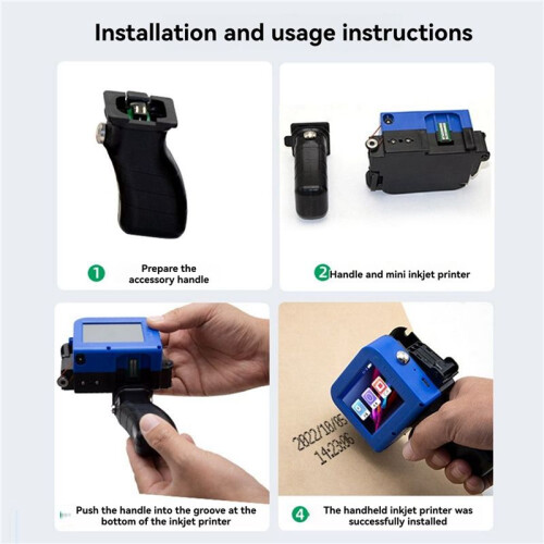 Handheld Inkjet Printer Detachable Portable  Inkjet Coding Machine for Production Date QR Handheld Printer DP19 1