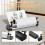 Suporte para Impressora M08F e 2 Rolos de Papel Térmico US Letter 8,5x11 Polegadas, Acessórios para Impressora de Mesa para Viagens e Casa 4