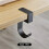 10 Shaped Table  Hook Student Desk Side Hanging Bag Removable Office Handbag Holders Table Hooks Gray 3