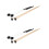 4Pairs Smooth Surface Marimba Sticks Mallets Assorted Color Percussion 5
