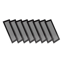 8Pcs Magnetic Floor Ventilation Cover 4x10Inch Air Ventilation Screen Cover PVC for Wall Ceiling Floor Captures Debris