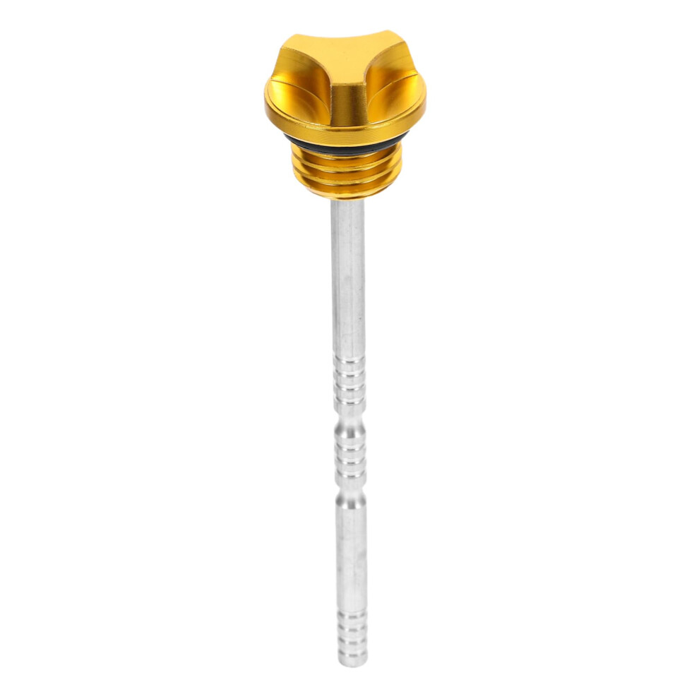 Motorcycle Oil Dipstick Gauge Aluminum Alloy Accurate Oil Level Universal Fit Easy Install 9169991296999