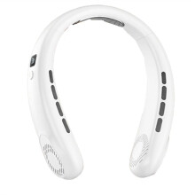 Leaf Meno Collo Appeso Piccolo Ventilatore USB Ricarica Esterno Portatile Portatile Sport Collo Appeso Ventilatore Essenziale Estate C