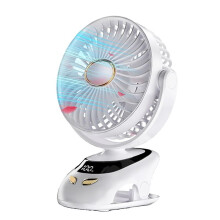 Ventilatore da Scrivania Piccolo con Clip, Ventilatore con Clip USB Personale Portatile per Casa, Ufficio, Lettino Viaggio, Passeggino, Ventilatore