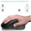 Mouse Verticale , Mouse Ergonomico Wireless BT5.0 e 2.4G con  Silenzioso per PC Laptop 2