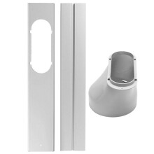 Exhaust Hose Adapter Kit for Portable Air Conditioner,Adjustable Window Sealing Plate Window Slide Kit,Air Vent Kit