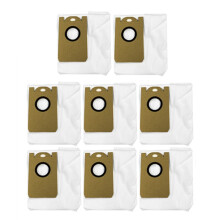8Pcs Dust Bag Compatible with Lydsto W2 Robot Vacuum Cleaner Rubbish Bag Replacement Spare Parts Accessory