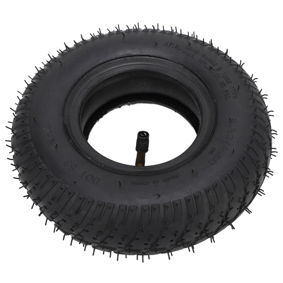2.80/2.50Â4 Tire & Inner Tube Set With Tr87 Bent Valve For Hand Trucks 9311385000587