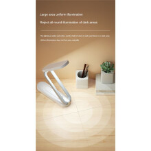 LED Desk Lamp Rechargeable, Portable, Foldable with 3 Brightness Settings Small Desk Lamp- Ideal for Office & Home