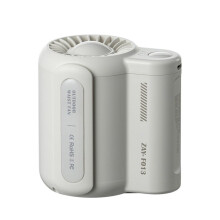 USB Portable Personal Hanging Waist Fan 4500MAh Recharge Wearable Electric Fan Outdoor Sports Air Conditioner Fan-A