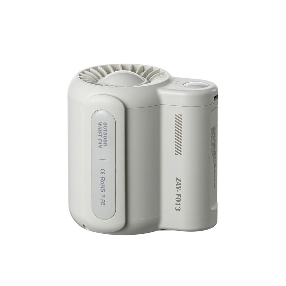 Usb Portable Personal Hanging Waist Fan 4500Mah Recharge Wearable Electric Fan Outdoor Sports Air Conditioner Fan-A 4712296578663