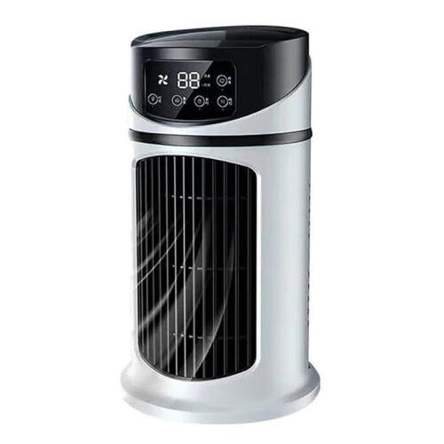 Multifunctional Desktop Fan  Evaporative Cooler Portable Adjustable Fan Cool Mist Humidifier 1
