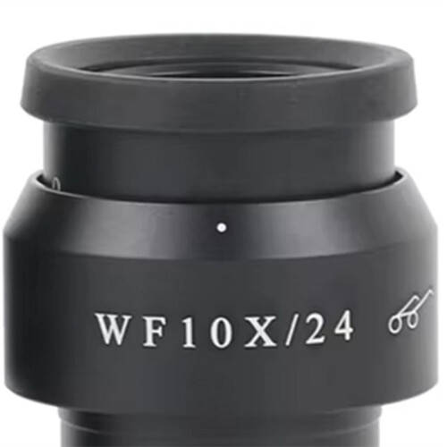 2pcs WF10X/24MM Microscope Eyepiece Wide Field Binocular Stereo Microscope Lens Accessories 1
