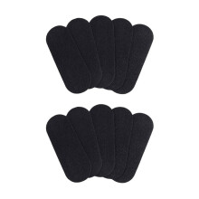 10 Stuks Plafondventilatorfilters, Actieve Kokoskoolfilterfilters voor Plafondventilatorbladen Elimineren Geuren, Stof Ovaal