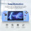 For  Ally Handheld Game Console All-Inclusive Silicone Protective Case Handheld Anti-Drop Case,Luminous 5
