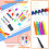 Nurse Pen Set, Badge Reel Pen Include Highlighter Permanent  Pen Led Keychain Flashlight  Pen Et 6 Sets 4