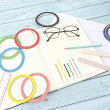 10 Rolls 1/8in Colorful Whiteboard Thin Tape Whiteboard Pinstripe Tape 10 Colors Thin for Whiteboard School Office Home