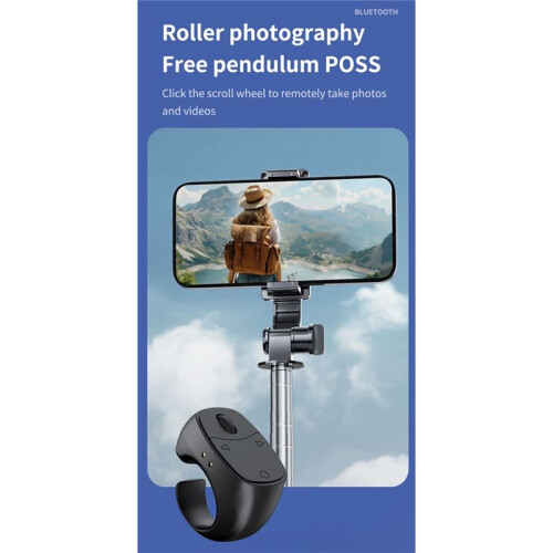 Roller  Fingertip Ring Remote Control Mouse Wireless  Mobile Selfie Video Mice Automatic Turner Browsing B 2