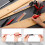 8 Pack 2.8mm Mechanical Carpenter Pencils with 48 Refills, Construction Pencils, Long Nib Deep Hole 3