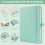A5 Hardcover Dotted Journal Notebook with 184 Numbered Pages,Dotted Journaling Kit for Beginner 4
