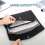 A4 Pu Leather Document Cases,A4 Snap Button Document Folder,Business Pu Leather A4 Pocket,Document Organizer 2Pcs 2