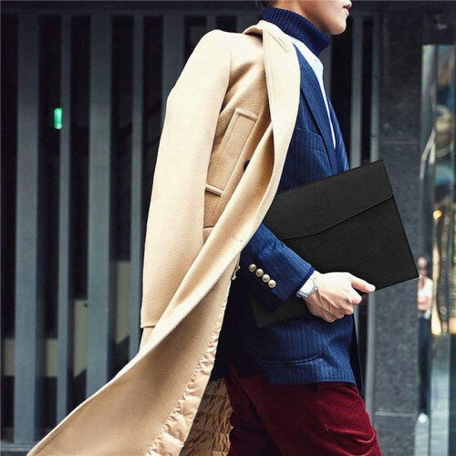 A4 Pu Leather Document Cases,A4 Snap Button Document Folder,Business Pu Leather A4 Pocket,Document Organizer 2Pcs