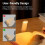 Light Reading Clip Book Light Rechargeable Clip Bookmark Book Light LED Reading Light Portable Bedside Table Lamp,C 3