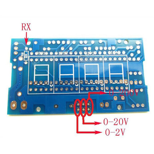 2X Voltmeter DIY Kit Onderdelen ICL7107 Meterkop Digitale Voltmeter 1