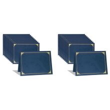 Certificate Holders, 20 Packs Diploma Holders, Certificate Covers with Gold Foil Border for Letter Size 8.5x11 Inch