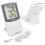 Dual Sensor LCD Display Indoor Outdoor Digital Thermometer Hygrometer with Max Min Memory 3